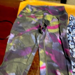 3 pairs Lululemon size 4 leggings yoga or training gear @ $25 each